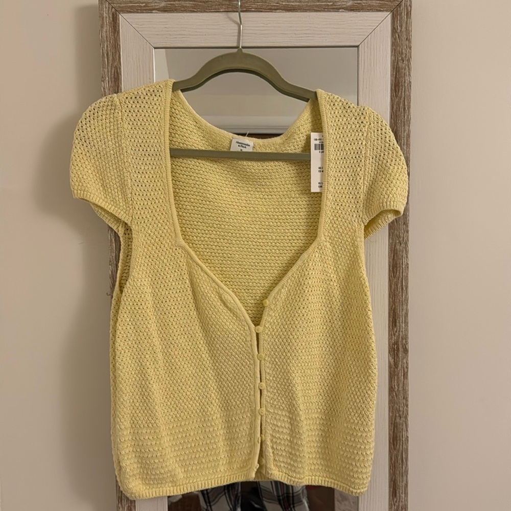 abercrombie knit short sleeve top